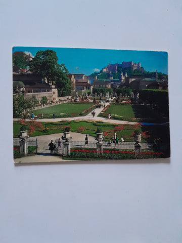 AK Salzburg. Mirabellgarten.