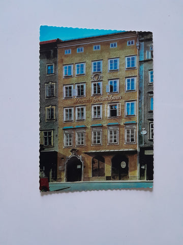 AK Salzburg. W.A. Mozart' Geburtshaus.