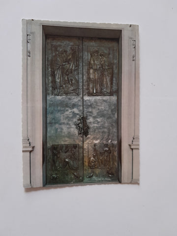 AK Salzburg. Dom. Tor der Liebe Giacomo Manzu.