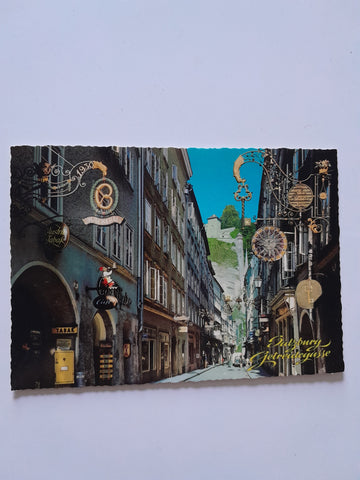 AK Salzburg. Getreidegasse.