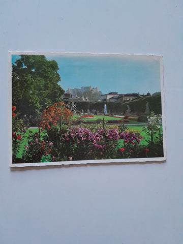 AK Salzburg. Mirabellgarten.