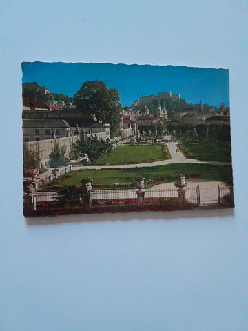 AK Salzburg. Mirabellgarten.