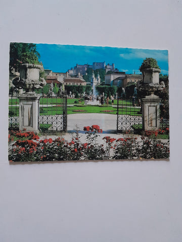 AK Salzburg. Mirabellgarten.