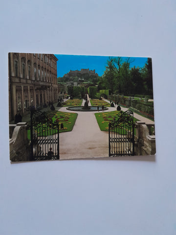 AK Salzburg. Mirabellgarten.