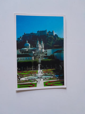 AK Salzburg. Mirabellgarten.