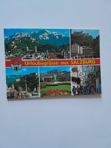 AK Urlaubsgrüße aus Salzburg.