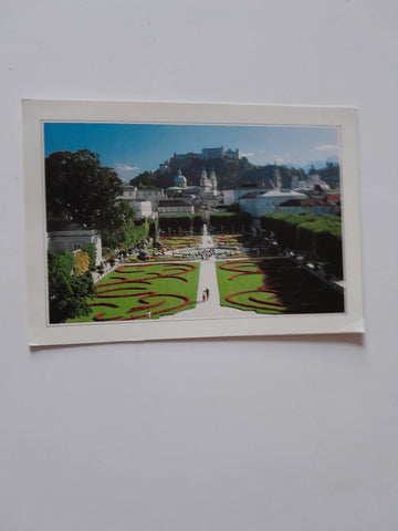 AK Salzburg. Mirabellgarten.