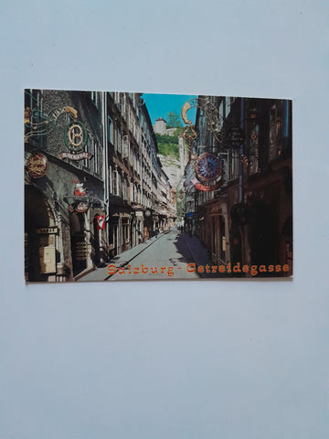 AK Salzburg. Getreidegasse.