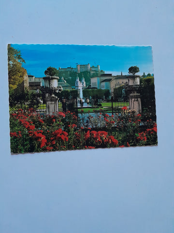 AK Salzburg. Mirabellgarten.