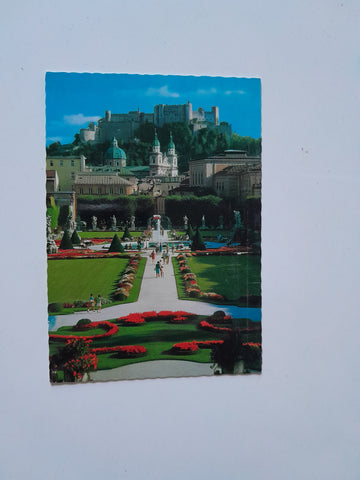 AK Salzburg. Mirabellgarten.