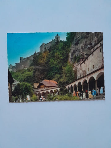 AK Salzburg. St. Peter Friedhof mit Katakomben.