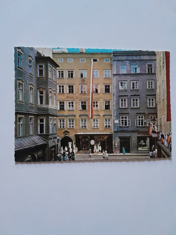 AK Salzburg. Mozarts Geburtshaus. Getreidegasse.