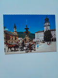 AK Salzburg. Residenzplatz mit Brunnen, Glockenspiel und Cafe Glockenspiel.