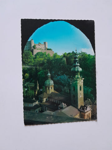 AK Salzburg. St. Peter und Festung.