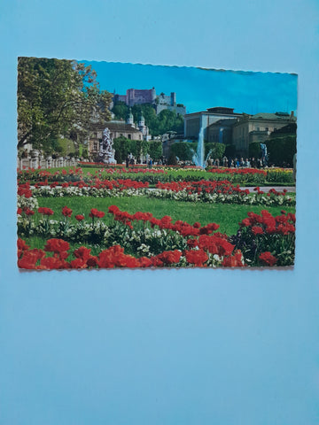 AK Salzburg. Mirabellgarten.