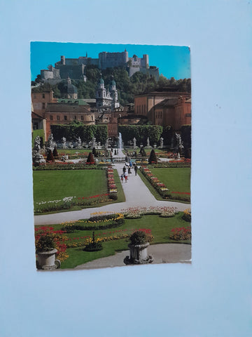 AK Salzburg. Mirabellgarten.