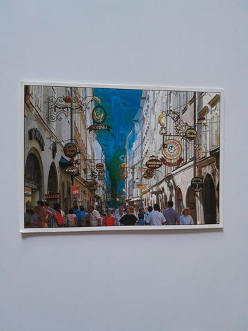 AK Salzburg. Getreidegasse.