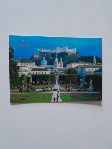 AK Salzburg. Mirabellgarten.