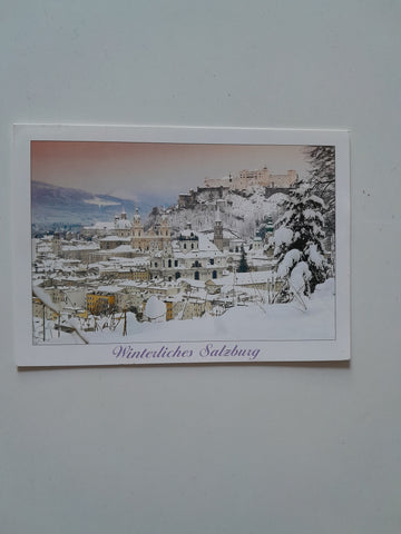 AK Winterliches Salzburg.