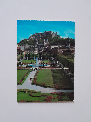 AK Salzburg. Mirabellgarten.