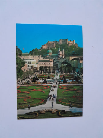 AK Salzburg. Mirabellgarten.