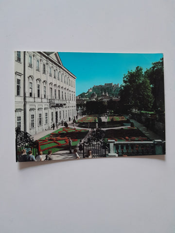 AK Salzburg. Mirabellgarten.