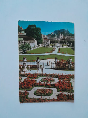 AK Salzburg. Mirabellgarten.