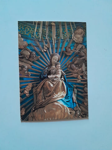 AK Salzburg. Pacher-Madonna. Franziskanerkirche.