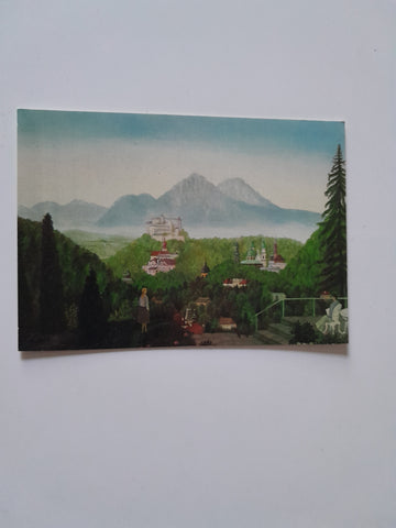 Karte Salzburg. Blick vom Gersberg. (Regina Dapra)