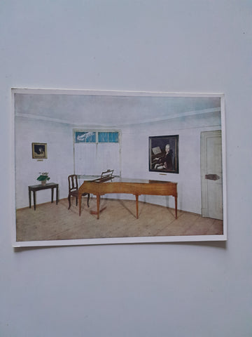 AK Mozarts Geburtszimmer mit dem berühmten Walter Flügel.