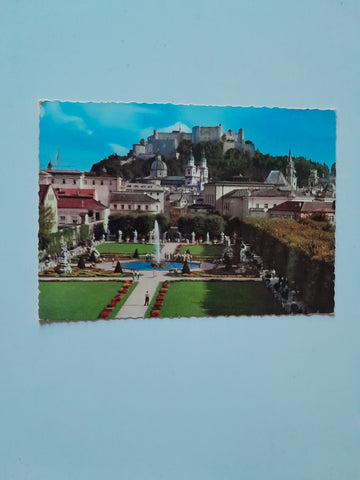 AK Salzburg. Mirabellgarten.