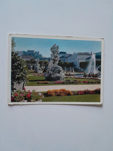 AK Salzburg. Mirabellgarten.