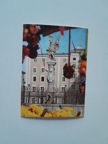 AK Salzburg. Der Florianibrunnen auf dem Alten Markt.