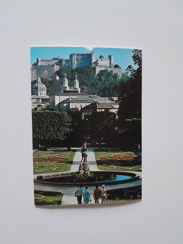 AK Salzburg. Mirabellgarten.