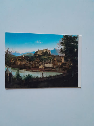 AK Blick auf Salzburg. (Franz Xaxer Mandl) Residenzgalerie Salzburg.