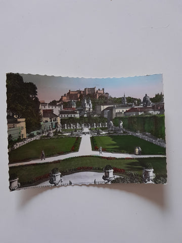 AK Salzburg. Mirabellgarten.