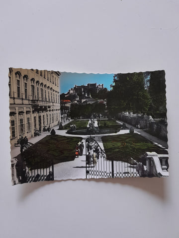 AK Salzburg. Mirabellgarten.