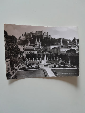AK Salzburg. Mirabellgarten.