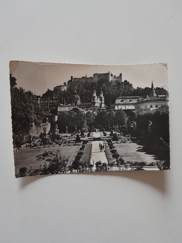 AK Salzburg. Mirabellgarten.