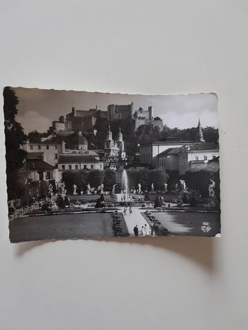 AK Salzburg. Mirabellgarten.