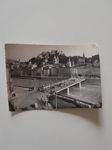 AK Salzburg. Staatsbrücke.