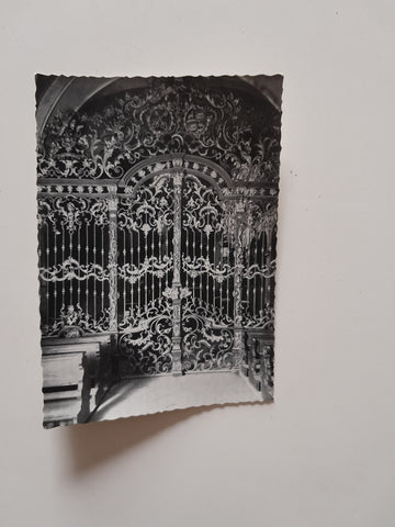 AK Salzburg. Erzabtei St. Peter. Kirchengitter von Philipp Hinterseer.