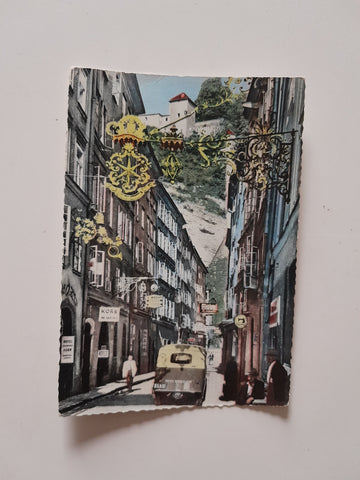 AK Salzburg. Getreidegasse.