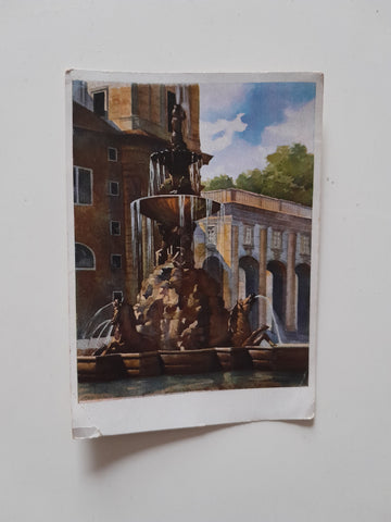 AK Salzburg. Residenzbrunnen.