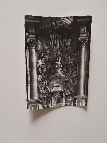 AK Salzburg. Altar der Franziskanerkirche.