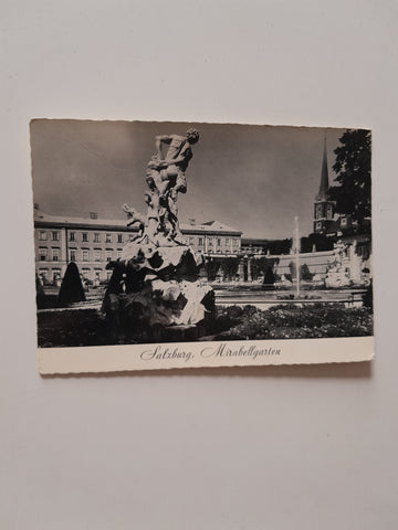 AK Salzburg. Mirabellgarten.