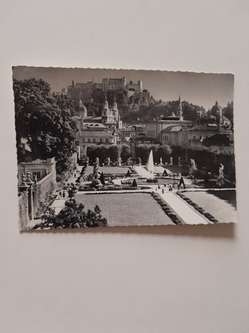 AK Salzburg. Mirabellgarten.