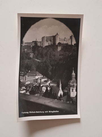 AK Festung Hohen-Salzburg mit Stieglkeller.