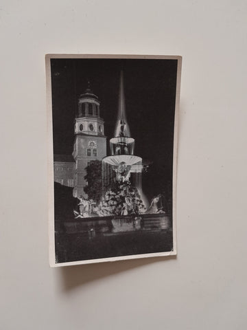 AK Salzburg, Hofbrunnen und Glockenspiel.
