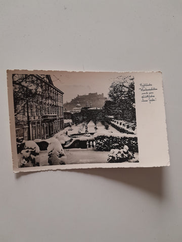 AK Salzburg. Mirabellgarten.